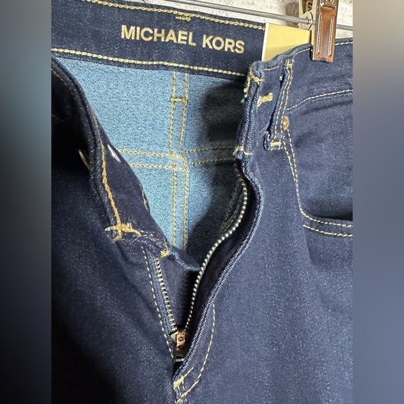 MICHAEL Michael Kors | Women’s Izzy Cropped Skinny Dark Wash Jeans, Size 13. - Picture 5 of 16